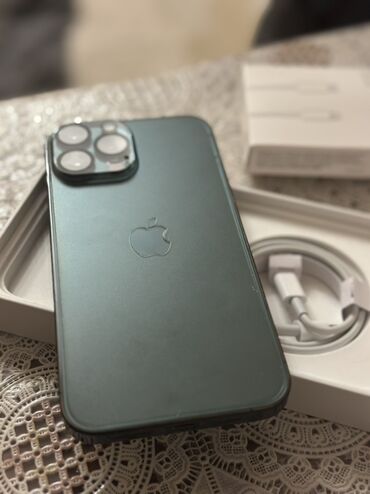iphone 13 64 gb qiymeti: IPhone 13 Pro Max, 256 GB, Alpine Green, Face ID