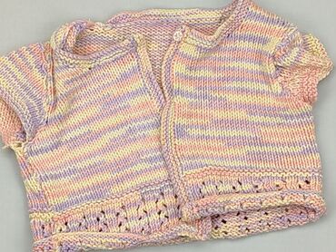sweterek różowy dla niemowlaka: Cardigan, 0-3 months, condition - Fair