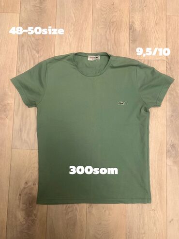 базовые мужские футболки: Мужская футболка, L (EU 40), Lacoste, Б/у, Платная доставка, Самовывоз