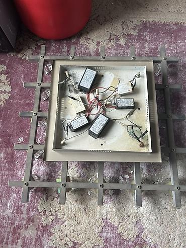 divar lampalari: Led Çılçıraq, 4 və daha çox lampa, Metal — 2