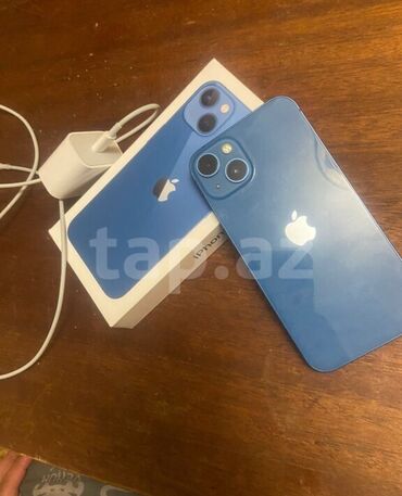flying blue telefon: IPhone 13, 128 ГБ, Синий, Отпечаток пальца, Face ID