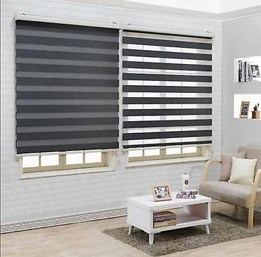 Jalüzlər: Zebra jalüz pərdə - İkili qatlı zebra sistemi: şəffaf və sıx zolaqlar — 3