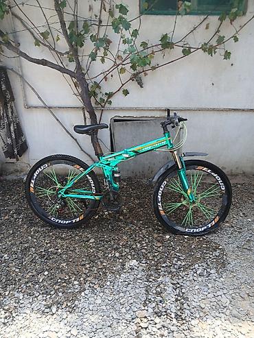 İdman velosipedləri: Velosiped – dağ/şəhər tipli, qatlanan gövdə ilə Xüsusiyyətlər: - — 3