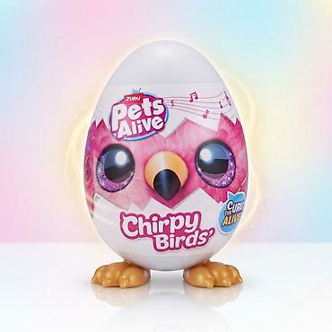 Балдар дүйнөсү: Игровые сюрпризы ZURU в яйцах - Pets Alive Chirpy Birds — музыкальное — 1
