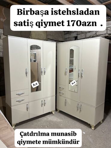 Divan və masa dəstləri: ✅️Birbaşa istehsaldan munasib qiymete dolab modelleri reng seçimı var
