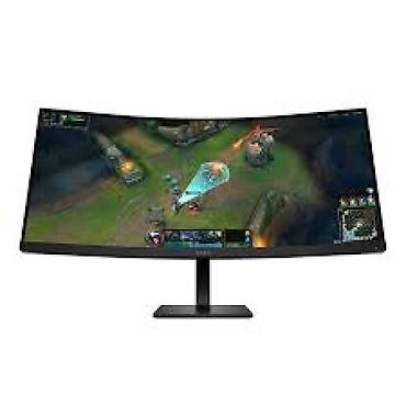 komputer manitorlari: OMEN by HP 34c 780K8AA 34" WQHD 165Hz 1ms 1500R Curved Gaming Monitor — 2