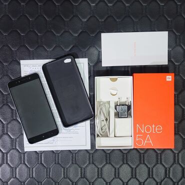 iphone 5a: Xiaomi, Note 5A, Колдонулган, 16 GB, түсү - Күмүш, 2 SIM