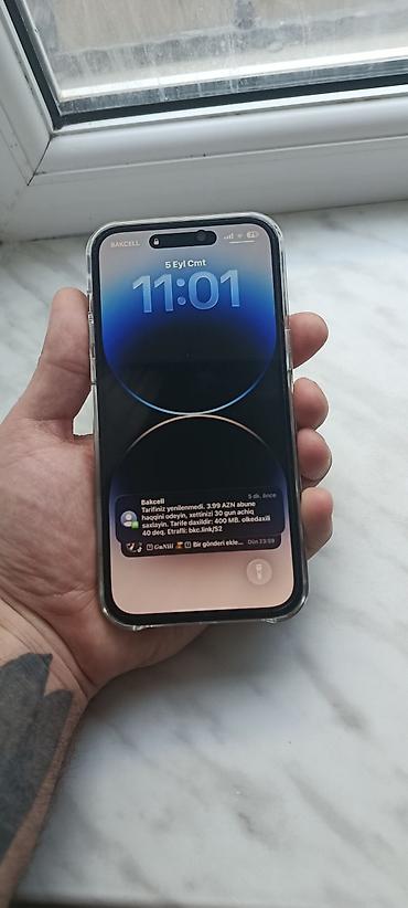 iphone 14 pro white: IPhone 14 Pro Max, 256 GB, Deep Purple, Barmaq izi, Simsiz şarj, Face ID — 5