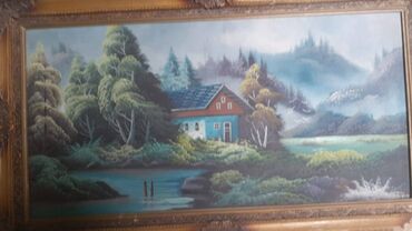 vasmi şəkilləri: Moskvadan gətirilib. Müəllifi bəlli deyil. Kətan üzərində ölçüsü 90x50