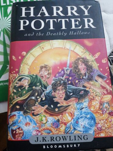 harry potter kitabi azerbaycan dilinde oxu: Harry Potter and the deathly hallows kitabı ingilis dili