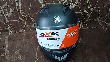 nev holand: AXK Racing tam üzlü moto dəbilqə 40 manat L-XL RAZMER YENİDİ - Model — 1