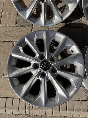 235 75 16: Литые Диски R 16 Toyota, Комплект, отверстий - 5, Б/у — 4