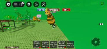 пробки для бутылок: Игровой интерфейс, предположительно из игры Bee Swarm Simulator