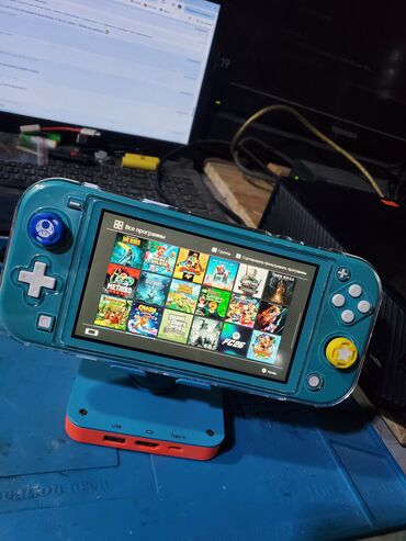 диктофон купить дешево: Nintendo switch lite чипованный(прошитый) 32гб+256гб установлено 36