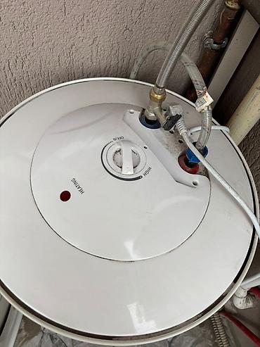 ucuz su cənləri: Thermex elektrik su qızdırıcısı (şaquli, silindrik model) 10 gün — 2