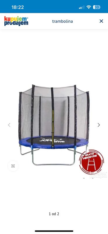 igracka azbuka: Cena 24500 din JUMP TIME Trambolina – 305cm JumpTime trambolina nudi