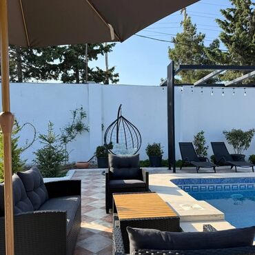 Bağ evlərinin satışı: Bakı, Zirə qəs., 250 kv. m, 7 otaqlı, Hovuzlu, Kombi, Qaz, İşıq — 7