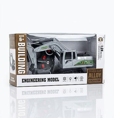 Игрушечный экскаватор TRUCK CAR ALLOY — инженерная модель в масштабе