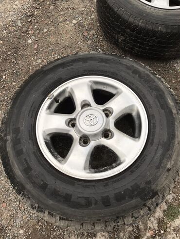 прадо 90 95: Литые Диски R 16 Toyota, Пара, отверстий - 5, Б/у