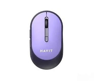 Kompjuterski miševi: HAVIT bežični miš – ljubičasto/crni - Ergonomski kompaktni dizajn za — 12