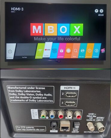 Televizorlar: Endirim edildi. 🛑🛑🛑Lg smart 140 ekran televizor 550 azn. Unvan Xetai