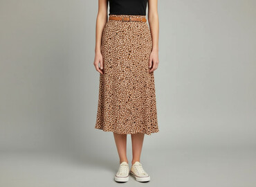 spódnice z imitacji skóry midi: Spódnica damska, rozmiar M