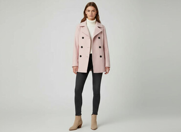 lemonada kurtka damska: H&M, Płaszcz damski, rozmiar L