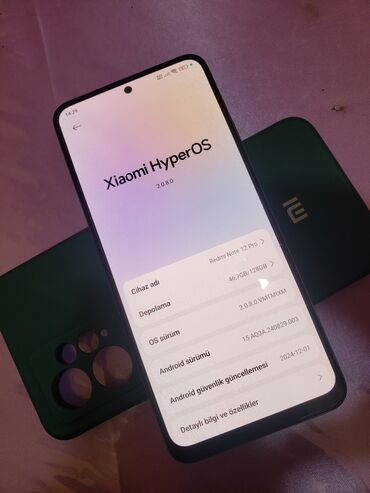 1288 telfon: Xiaomi Redmi Note 12 Turbo, 128 GB, rəng - Yaşıl, 
 Zəmanət, Sensor, Barmaq izi