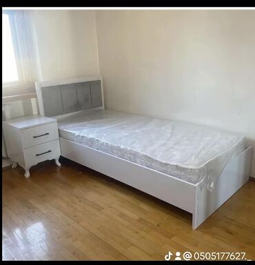 Çarpayılar: Yeni, Təknəfərlik çarpayı, Bazalı, Matras ilə, Azərbaycan — 4