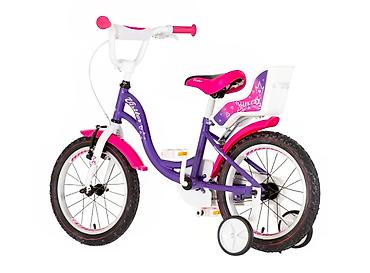 svecana obuca: Bicikl kids Visitor Princess 16" 9" V-brake + kontra, 105–125 cm — 4