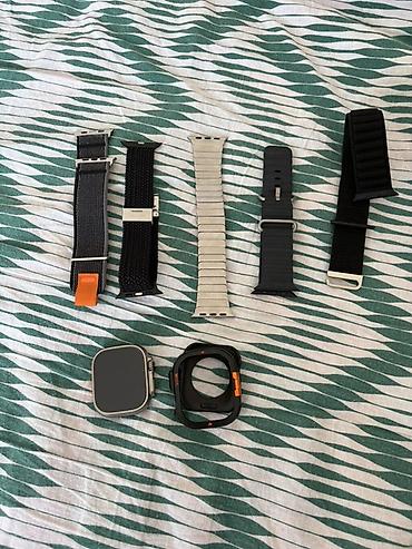 attack shark x3: Apple Watch Ultra (корпус 49 мм, титановый) + набор ремешков и — 5