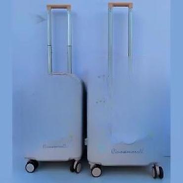 Putni koferi i torbe: Kofer za putovanja – Cinnamoroll dizajn, ružičasta boja - Tvrda — 9