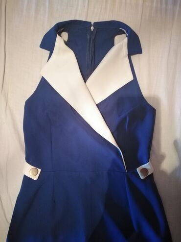 plava haljina za maturu: XL (EU 42), bоја - Svetloplava, Na bretele
