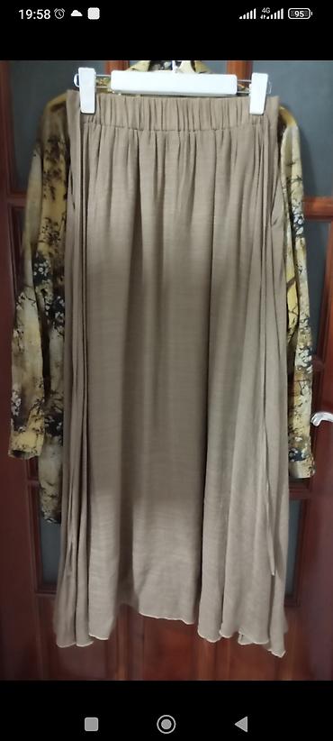 Другая женская одежда: Женский комплект рубашка длинная почти до колен+длинная юбка спереди — 4