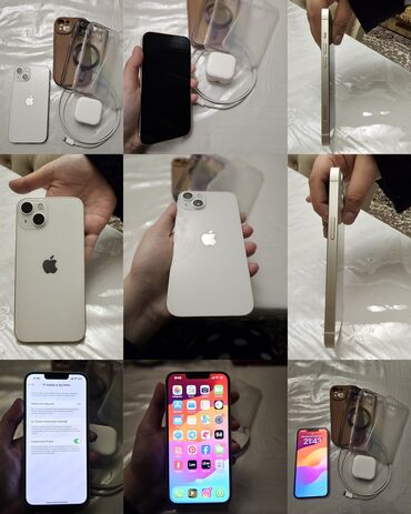 Apple iPhone: IPhone 13, 128 GB, Ağ, Face ID