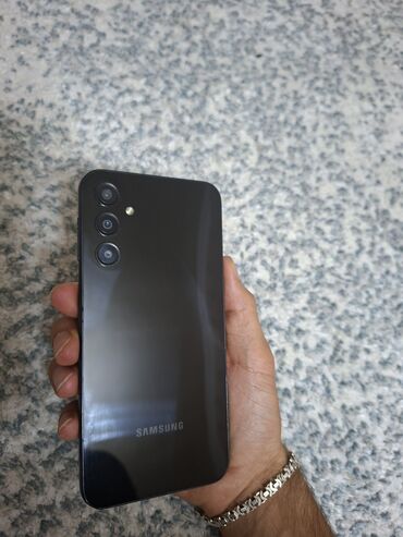 BAW: Samsung Galaxy A24 4G, 128 GB, rəng - Qara, Zəmanət, Düyməli, Barmaq izi