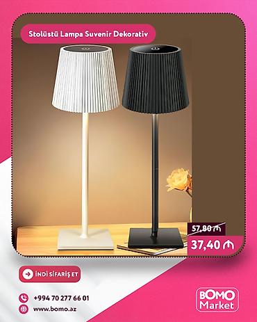 Ev üçün digər mallar: 🔥 Stolüstü Lampa Suvenir Hədiyyəlik Dekorativ ✅ Marka: No Brand ✅ — 1