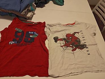 Paketi dečije odeće: Komplet dečije garderobe (dečak), razni komadi sa motivima — 6