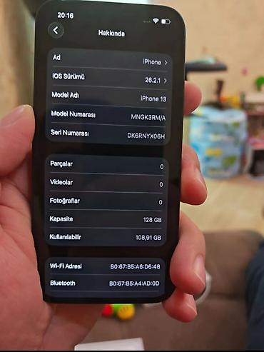 Apple iPhone: IPhone 13, 128 GB, Yaşıl, Face ID — 9