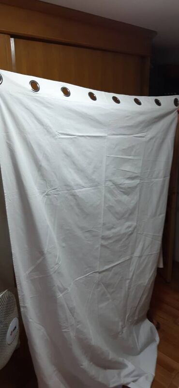 brzo upijajuća prostirka za kupatilo: Zavese za zatamnjenje, 140 x 245 cm, bоја - Bela