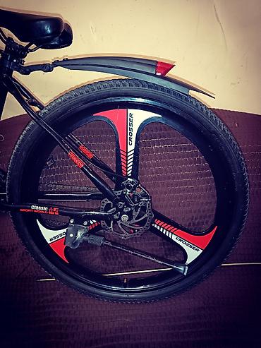 Dağ velosipedləri: Crosser dağ velosipedi - Brend/model: Crosser - Rəng: qara-qırmızı-ağ — 4