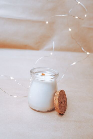 соевой шрот: Свеча «Любовное зелье» Соевая наливная свеча с элитным ароматизатором