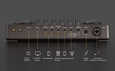 музык: Maono Maonocaster E2 Gen2 — компактный аудиомикшер/консоль для — 3