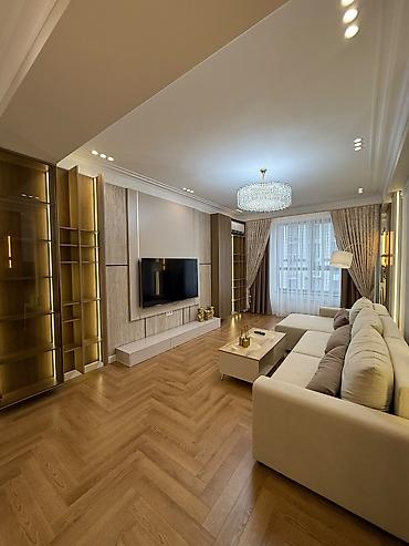 гостиницы бишкек: 3 комнаты, 106 м², Асанбай мкр Элитка, 10 этаж, Дизайнерский ремонт — 2