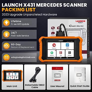 Auto dijagnostika: Novo - LAUNCH X431 Creader Elite V3.0 OBD2 za Honda / Acura NE BAVIM — 15