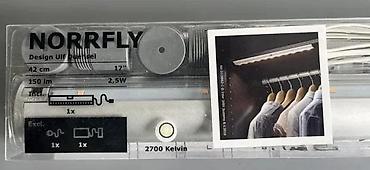 sadnice borovnice: IKEA NORRFLY LED svetiljka za ormare i police – 42 cm - Diskretna — 2