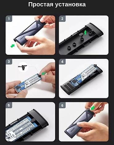 Другие комплектующие: UGREEN CM559 для SSD M.2 NVMe/SATA, 10Gbps. В наличии: UGREEN CM559 - — 12