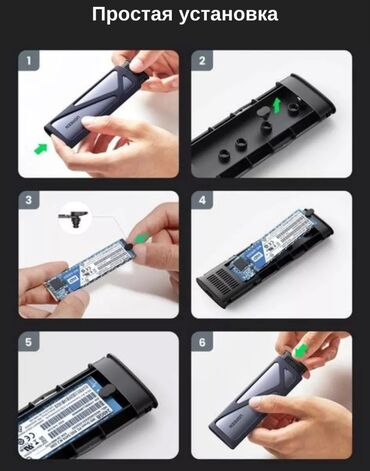 Другие комплектующие: UGREEN CM559 для SSD M.2 NVMe/SATA, 10Gbps. В наличии: UGREEN CM559 - — 11