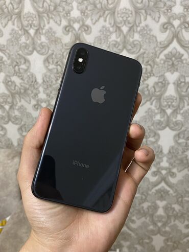 Apple iPhone: IPhone X, 64 GB, Space Gray, Zəmanət, Simsiz şarj, Face ID