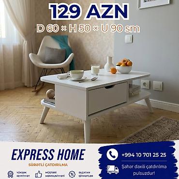 туалетный столик: 🇦🇿 Jurnal Masası — 129 AZN ​📏 Ölçü: 90 sm × 60 sm × 50 sm 🎨 Rəng — 1